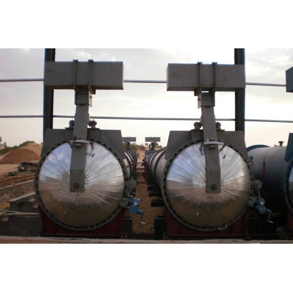 Quality Saturated Steam AAC Chemical Autoclave / AAC Block Machine , High Temperature for sale
