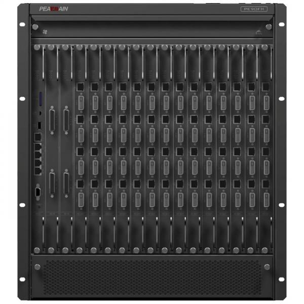 Quality Full HD Video Matrix Powerful Video Wall Function For Hybrid Video Input / 18-Slot Modular Chassis for sale