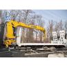 China HOWO 6X4 Cargo Truck With 10 Tons Straight Boom Truck Mounted Crane  Truck Crane Colour Option factory