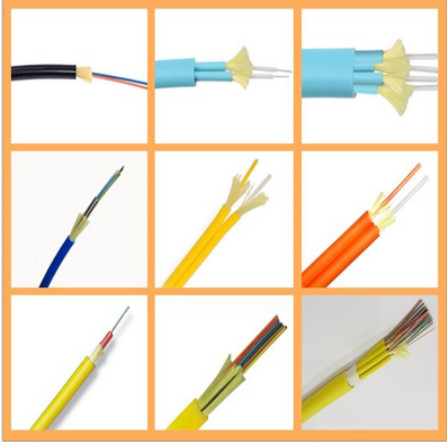 Quality High Strength Breakout Outdoor Fiber Optic Cable , Multi Fiber Optic Distribution Cable for sale