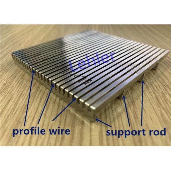 Quality SS316L Wedge Wire Screen Panels High - Precision Slot Opening 2.0*3.0mm for sale