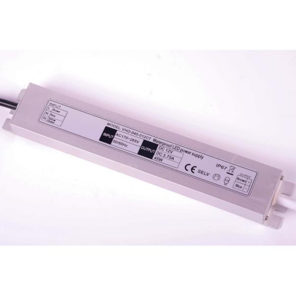 Quality 12V Constant Voltage Slimline LED Driver 45W Lightweight 213x35.6x17.4mm for sale
