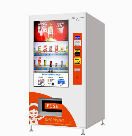 Quality Fruit Juicer Vending Machine 510W With Advertising Screen Display for sale