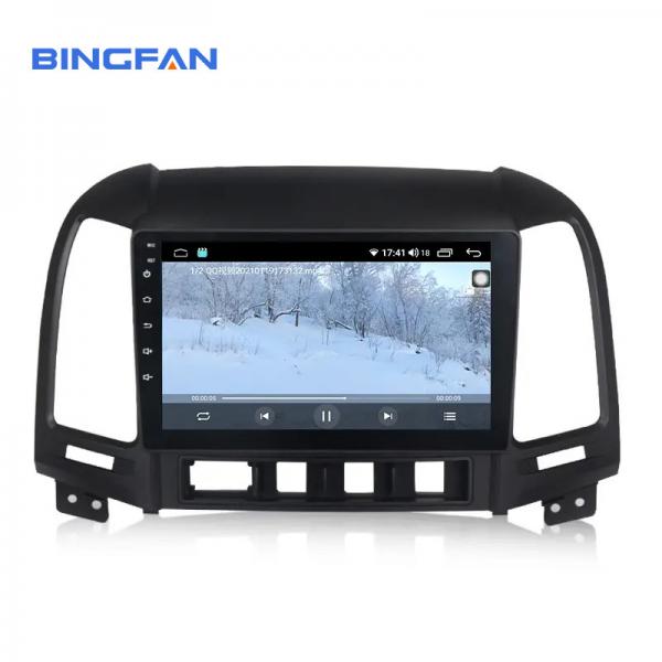 Quality 9'' Android Touch Screen Car Radio Video Multimedia Player For Hyundai Santa Fe 2005-2012 GPS Navigation Head Units for sale
