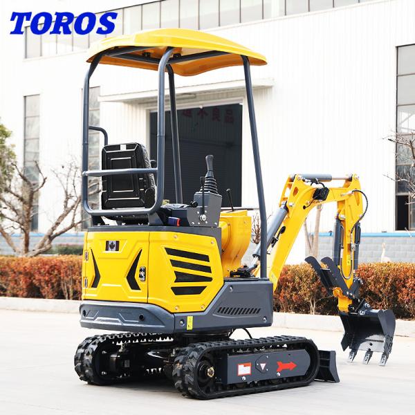 Quality 930mm Chassis Width Mini Hydraulic Excavator 1.2 Tonne Low Consumption for sale