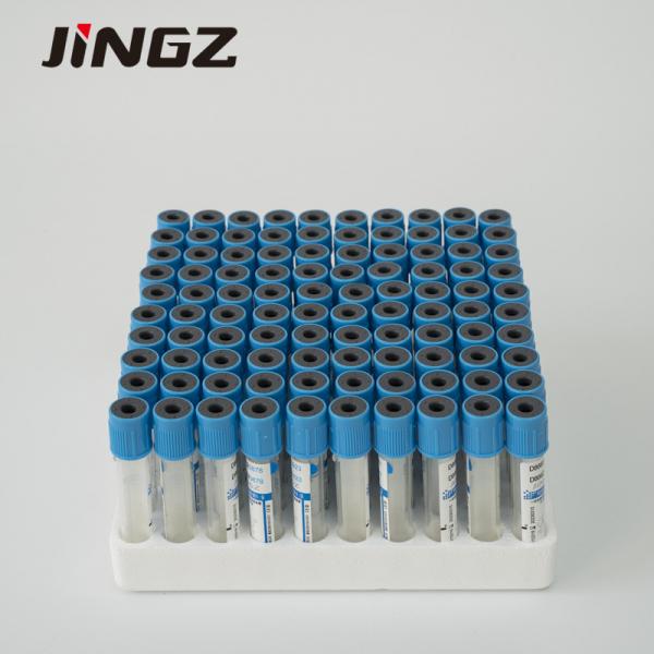 Quality Light Blue Cap 9NC Coagulation Sodium Citrate 3.2% Blood Sample Test Tubes for sale