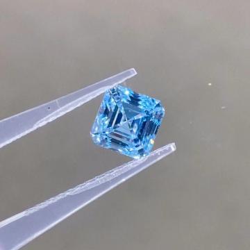 Quality Loose Lab created Diamonds Blue Diamonds and jewelry Prime Source Asscher for sale
