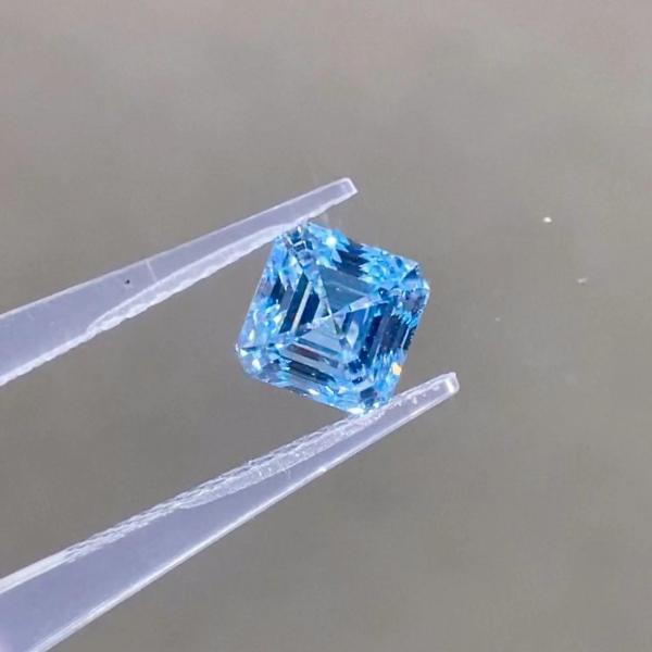 Quality Loose Lab created Diamonds Blue Diamonds and jewelry Prime Source Asscher Certified Loose Diamond for sale