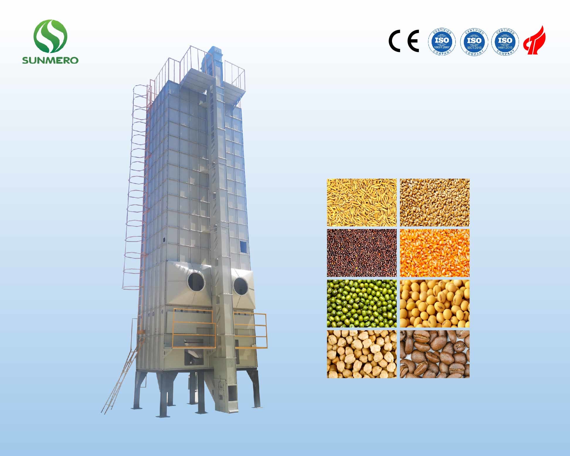 China 34 Ton Wheat Grain Dryer factory