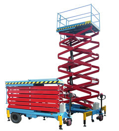 Quality 300Kg Loading portable scissor lift , high loading hydraulic elevating platform for sale