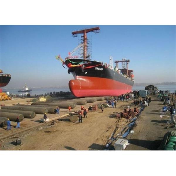 Quality Launching / Landing Marine Rubber Airbag With Optimized Structural Layout for sale