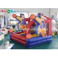 China Inflatable Basketball Game PVC Tarpaulin Basketball Hoop Shoot Inflatable Game For Playing Center factory