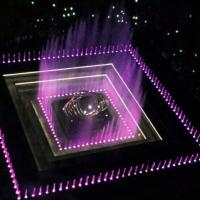 Quality Interactive LED Lamp Marble Floor Water Dancing Fountain for sale