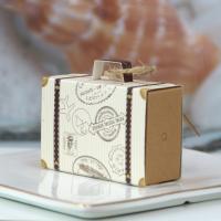 China Sweety Food Container Paper Box 7.5g Kraft Paper Suitcase Gift Box factory
