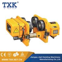 China Travelling Type Motorized Trolley Hoist , Durable Electric Hoist Parts On Track factory