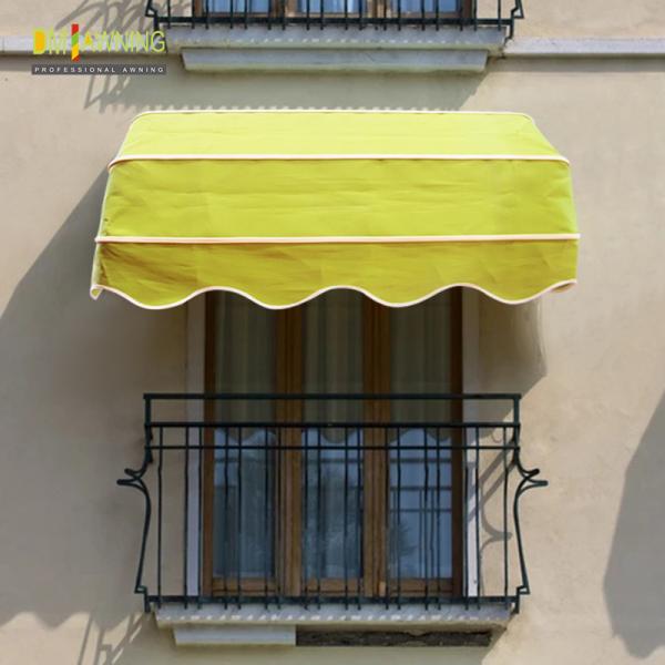 Quality Aluminium Retractable Window Awnings Patio Sun Control Retractable Shades for sale