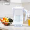 China 1 Jug Alkaline Water Pitcher 2.5L Capacity AS Material Reduces Limescale / Substance factory