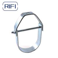 China 4 Inch Metal Conduit Clamp Electro Galvanized Heavey Duty Conduit Clevis Hanger factory