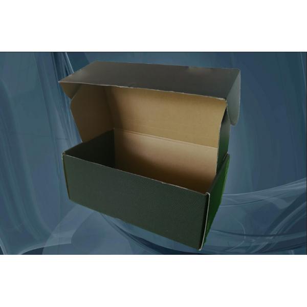 Quality Lightweight Paper Corrugated Box Rectangular Shipping Box Environmental Friendly for sale