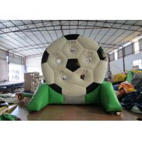 China High Durability Inflatable Football Games waterproof PVC inflatable football shooting games for sale