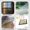 China Frosted Glass One Sided Window Film , Matte White One Way View Window Film Anti UV Non Adhesive factory