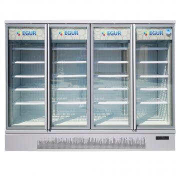 Quality Stylish Swing Upright Glass Door Fridge Commercial Beverage Refrigerator Glass for sale