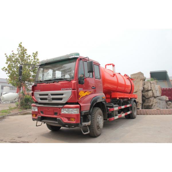Quality Sinotruk SWZ 4×2 Sewage Suction Truck 266 Hp Loading 16 Tons 6 Wheels for sale