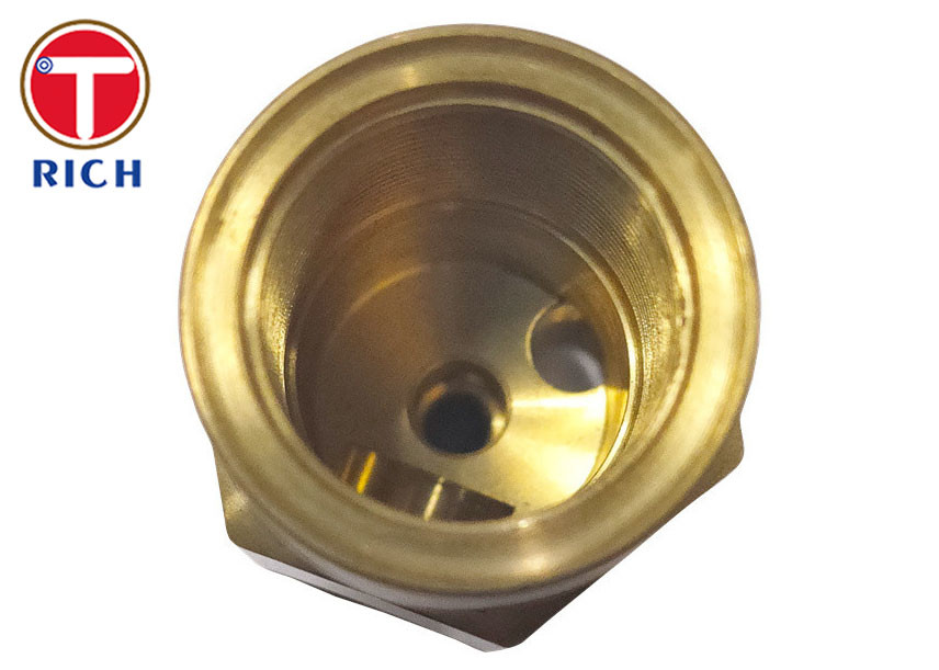 Quality Brass Copper CNC Machining Parts 260 C360 H59 H65 H68For Air Conditioner Fitting for sale