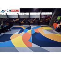 china Soundproof SPU Flooring , IAAF Synthetic Basketball Flooring