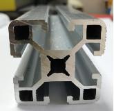 Buy cheap 40*40mm thickness 1.5mm industrial aluminum profile V-groove aluminum from wholesalers