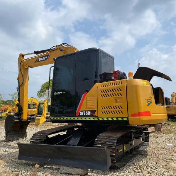 Quality 9185kg Sany SY95C Used Track Excavators Hydraulic System Sany Hydraulic Excavator for sale