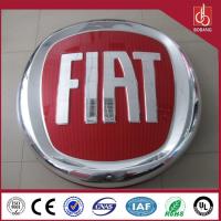 China LED chrome coating film car logo sign, backlit car logo emblem factory