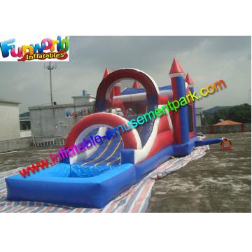 Quality Factory Price inflatable bouncer slide PVC Tarpualin , Water - Proof Kids Bounce for sale