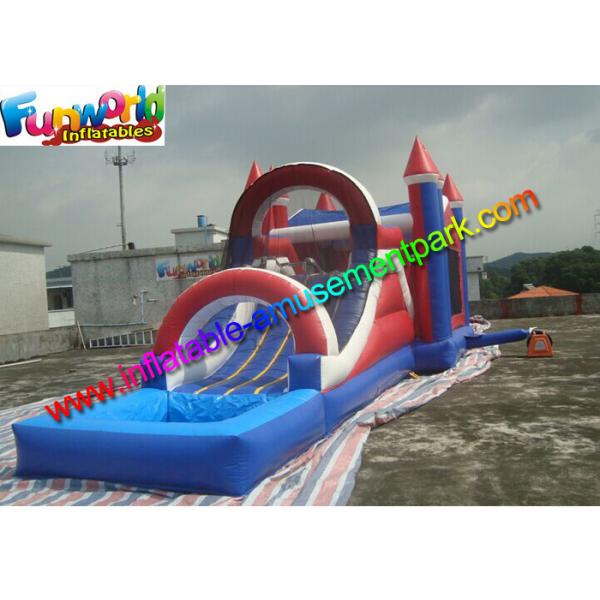Quality Factory Price inflatable bouncer slide PVC Tarpualin , Water - Proof Kids Bounce Combo for sale
