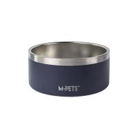 China Pet Food Dog Feeder With Stainless Steel Bowl Raised Dog Bowls Non Spill Dog Bowl factory