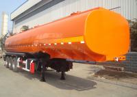 China 42000 Liters Fuel semi tanker trailer with European system for bad road condition factory