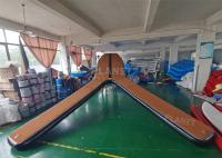 China 20cm Double Wall Fabric Material Y Shape Floating Pontoon Boat Jet Ski Platform , Inflatable Floating Jetski Dock factory