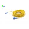 China 9 / 125μM Fiber Optic Patch Cables , 2.0mm Jacket OD Optical Patch Cord SC - E2000 factory