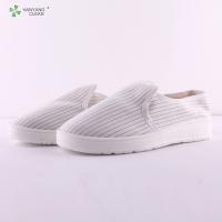 China PU Flexibility Women'S Anti Static Shoes White Color For Electronics Industry factory