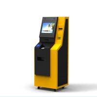 Quality Touch Screen Self Service Printer NCR Machine Terminal Kiosk Free Floor Standing for sale