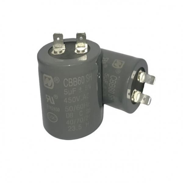 Quality 5.0mfd Water Pump Motor Capacitor CBB60 450V 50/60Hz With Two Quick-Connect Terminals for sale