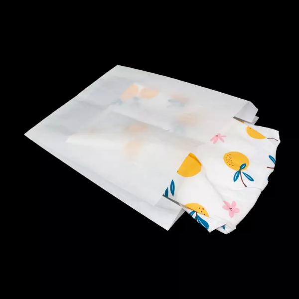 Quality Semi Transparent Glassine Paper Bag Eco Friendly Biodegradable Grease Resistant for sale