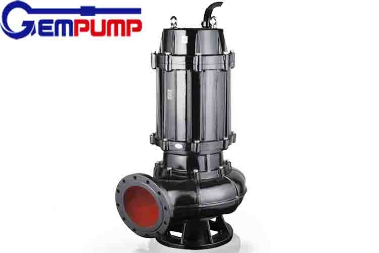 China Dirty Water Submersible Sewage Pump With Grinder 3 Phase 380V 415V factory
