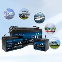 Quality Built In Smart BMS Lifepo4 Battery Pack , 12v 200ah Solar Rechargeable Battery for sale