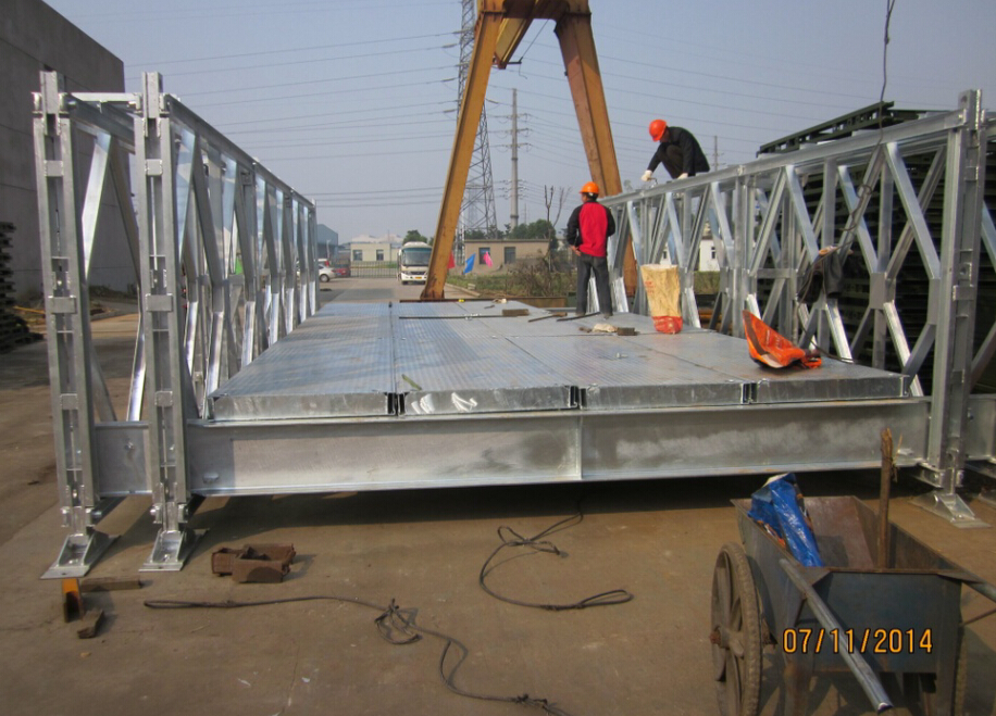 China ZB200 , Bailey Bridge /Steel Bridge,Portable Steel Bridge ,Mabey Steel Bridge factory