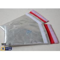 China Fireproof Bag Document Cash Envelope 1022℉ Silver Non Itchy Fiberglass Cloth factory