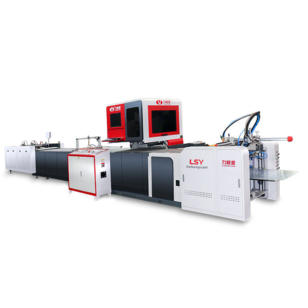Quality LY-485C-PK Automatic Case Making Machine book case making machine speed up to 20-30pcs/min for sale