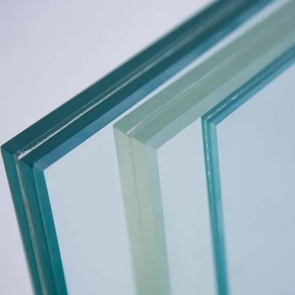 Quality Clear Tempered Over Laminated Glass 6.38/10.38/16/12 /13.52 Mm Low Iron Polished Edge for sale