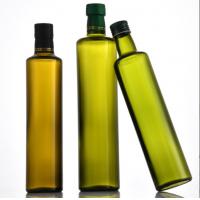 China Glass Collar 100ML 250ML 500ML Clear White Black Olive Oil Bottle with Measurement factory