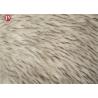 China Soft White Plush Faux Fur Fabric 70mm Pile White Black Fleck Tips Faux Fur factory